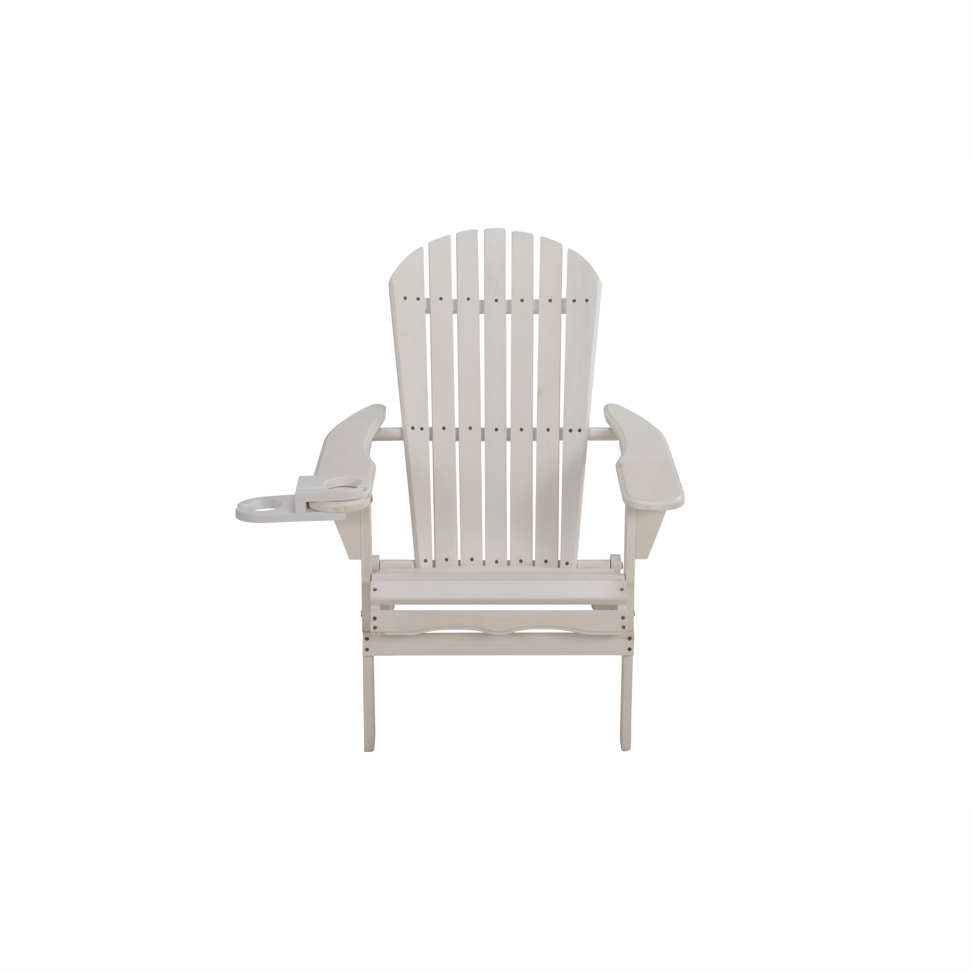 W Unlimited  33.75 x 33 x 27.75 in. 2 Foldable Chair with Ottoman & 1 End Table, White - image 2 of 2