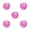 Pink, variant on 5 Pcs Colorful Plastic Bell Balls for Cats, Hollow Mesh Rattling Ball Toy for Chasing and Pouncing, Interactive Sound Toy for Indoor Pet Exercise