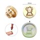 thumbnail image 5 of Cabeza De Sello Cabeza de sello de forma redonda Cabeza de cobre en relieve 3D para tarjeta de boda cachorro Ehuebsd Libre de BPA, 5 of 5