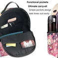 thumbnail image 5 of Lsque Sanrio Pattern Backpack – School Travel Canvas Daypack with Ergonomic Padded Straps, Multiple Compartments & Leather Handle, 5 of 5