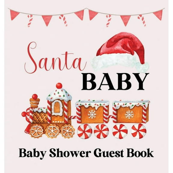 Christmas Baby Shower Guest Book (hardback), (Hardcover)