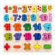 thumbnail image 1 of Número Rompecabezas Cognición Motor Habilidad Montessori de aprendizaje de matemáticas Actividad Juguetes para de 3 4 5 Sunnimix tablero de rompecabezas de números de matemáticas, 1 of 8