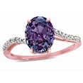 thumbnail image 3 of Star K� Big Stone Oval 10x8 Simulated Alexandrite Bypass solitaire engagement promise ring, 3 of 9