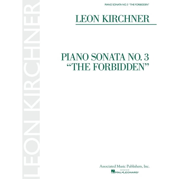 Piano Sonata No. 3 the Forbidden : Piano Solo (Paperback)