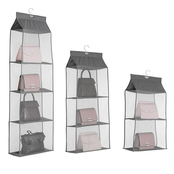 Coofit Organisateur de Sac à Main en Non-Tissé Pliable, Organisateur de Sac Suspendu, Sac de Rangement pour Garde-Robe