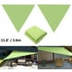 thumbnail image 2 of RUNROTOO Solar Triangular Para Patio Tela Poliéster Impermeable Con Uv Y Anillas De, 2 of 8