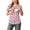 Pink, variant on BRGZLK Pregnancy Nursing Tops for Women Trendy Floral Print Round Neck Short Sleeve Breastfeeding Shirts 2026 Summer Comfortable Maternity Clothes Pink XXL