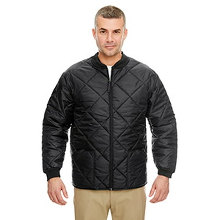 8467 Uc Men Puffy Workwear Jacket Black 3Xl | Walmart Canada
