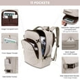 thumbnail image 3 of Lovevook Women's Waterproof Fabric 17.3" Laptop Backpacks, Nude, 3 of 8