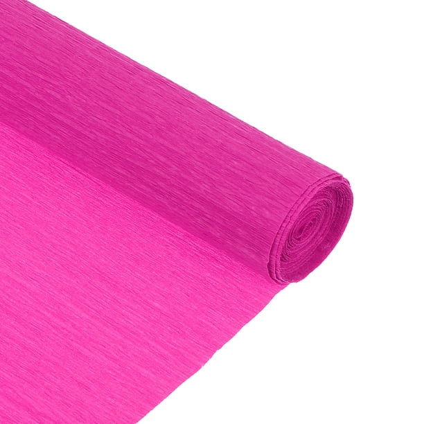 Rollo de papel crepé Uxcell de 8.2 pies de largo y 10 pulgadas de ancho para decoración de bodas en durazno