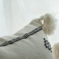 thumbnail image 6 of 16" Throw Pillow Cover with Southwest Tribal Pattern and Corner Tassels, 6 of 7