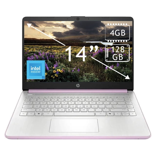 Laptop HP dq6104dx Intel N150 4GB 128GB 14" Lavanda