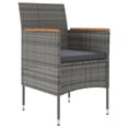 thumbnail image 2 of vidaXL Patio Dining Set Outdoor Dining Set Table and Chair Set for Garden, 2 of 6