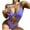 Purple, variant on asdoklhq Plus Size Swimsuit Clearance Under $10,Women's Solid Set Swimsuit One-Piece Filled Bra Swimwear Beachwear