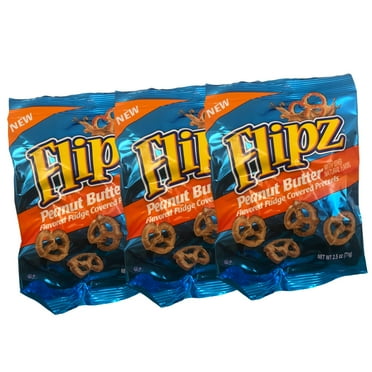 Flipz Peanut Butter Covered Pretzels 2.5oz