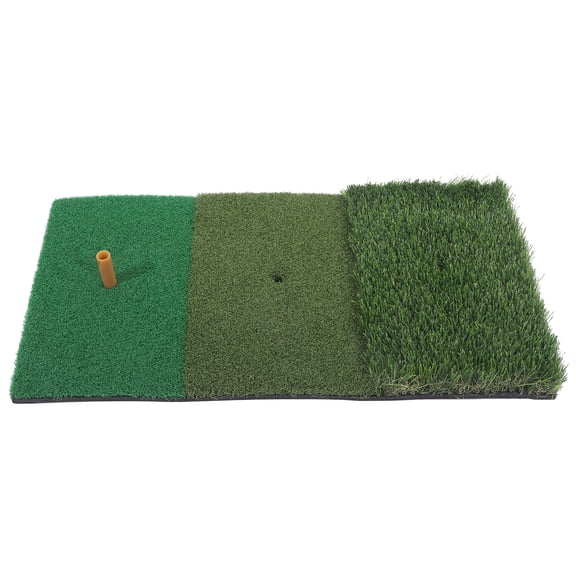 PTOOTP Golf Practice Mat with Green EVA Nonslip Base for Home Training Suitable for All Skill Levels 1 Set