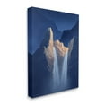 thumbnail image 3 of Stupell Two Waterfalls Nighttime Peaks Landscape Painting Gallery Wrapped Canvas Print Wall Art, 3 of 5