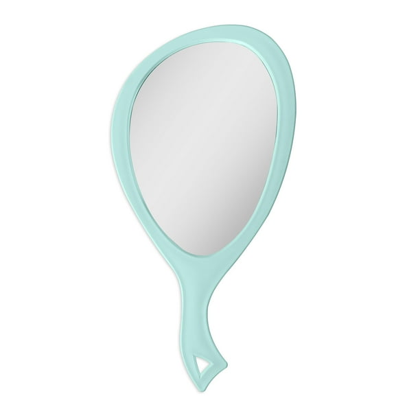 Zadro Teardrop Large Hand Mirror Hand Held Mirror for Hair Cutting Self