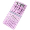 thumbnail image 1 of Professional Pedicure Kit Nail Clipperstools, Grooming Kit Nail Care Tool With Leather Travel Case, 1 of 5