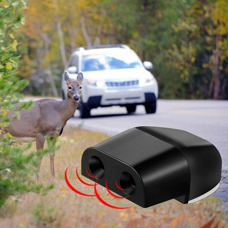 Deer Whistles for Car - Animal Warning Whistle with Double Construction  2-pcs for Vehicles Car SUV RV Truck, Alerting Deer Antelope Moose Kangaroos  