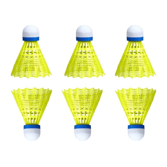6pcs Badminton Professional Shuttlecocks Nylon Shuttlecocks for Outdoor