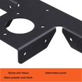 thumbnail image 3 of 2 Pack Heavy Duty Pergola Corner Brackets Extension 3-Way T for 4 X Post Bracket Gazebo Kit, 3 of 8