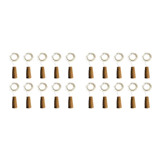 Redempat 10x Wine Bottle Lights With Cork Creating Warm And Inviting Atmosphere In Any Setting Wide pink 2Set