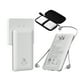 thumbnail image 1 of Cargador portátil Q PD20W de 10 000 mAh con cables integrados, enchufe de pared CA, carga rápida USB C, 3 cables y 5 salidas, compatible con iPhone, tabletas y smartphones., 1 of 7