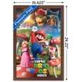 thumbnail image 3 of The Super Mario Bros. Movie - Mushroom Kingdom Key Art Wall Poster, 14.725" x 22.375" Framed, 3 of 6