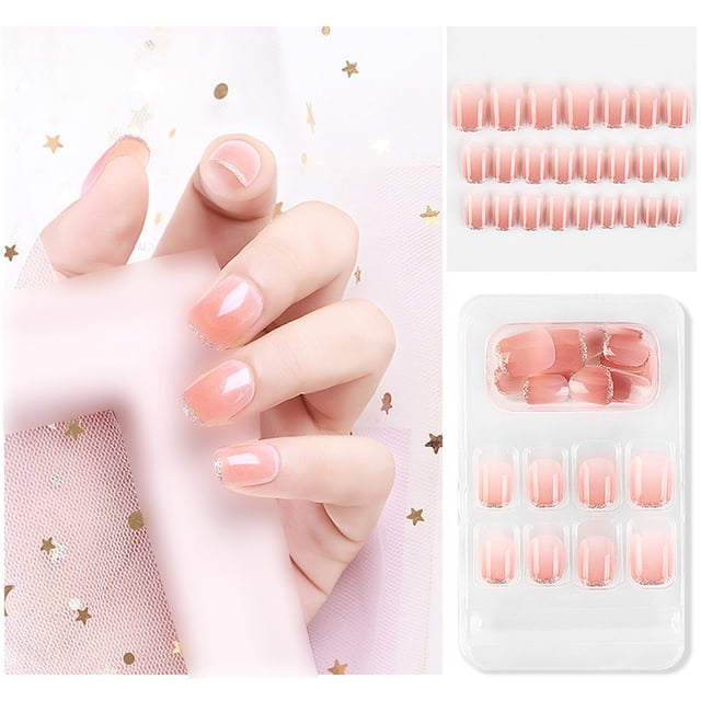 WREESH Wearing Nail Ballet Fake Nails Finished Removable Wearing Nails