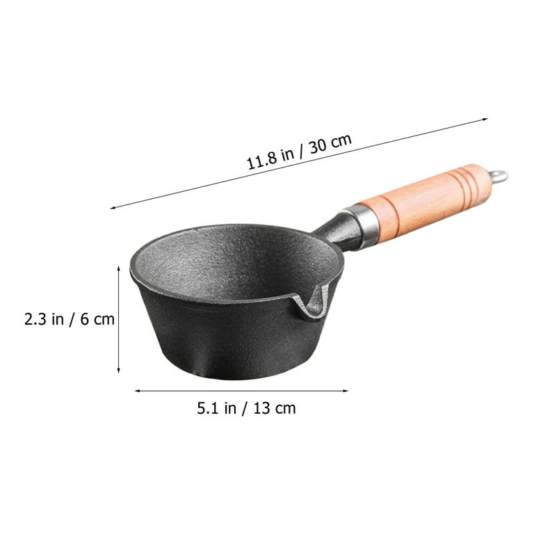 Milk Pot Omelet Pan Gas Stove Induction Cooker Cast Iron Nonstick Saucepan  