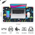 thumbnail image 5 of Long Mouse Pads for Desk,DarkBlue Dinosaurs Clouds Palms Pattern Desk Mats on Top Of Desks, Desk Mouse Pad Extra Large with 3mm Non-Slip Base and Stitched Edge for Gaming,Office,Work,Home 31.5"x15.7", 5 of 6