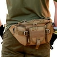thumbnail image 3 of Sac Banane pour Hommes Sac Banane de Course Sac de Taille Sangle de Sac de Taille Ajustable Molle Voyage Ceinture de Hanche Pochette pour Fesses pour Voyage Plein Air Randonnée Cyclisme, 3 of 6