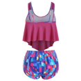 thumbnail image 3 of Gifts For Women Push-Up Padded Plus Size Overlay Print Bikini Swimsuit, 3 of 6