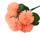 thumbnail image 1 of Ramo de flores artificiales de 5 cabezas, ceremonia de fiesta de boda, decoración floral, tela de seda, flor falsa con hojas, champán oscuro kenally HA6561-09B, 1 of 6