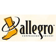Allegro 15-20mmHg Essential 17 Sheer Support Open Toe Compression Sock - Comfortable, Open Toe, Knee High Support Stockings