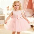 thumbnail image 2 of Toddler Girls Christmas Dresses Crew Neck Sleeveless Dress Winter Outfits Christmas Outfits Girls Dresses Size 2-3 Years, 2 of 9