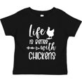 thumbnail image 3 of Inktastic Life is Better with Chickens Boys or Girls Toddler T-Shirt, 3 of 5