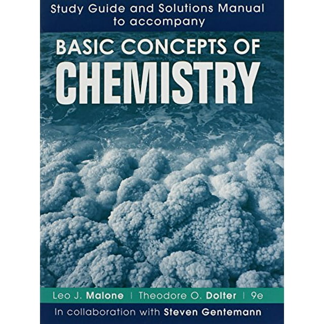 Guide d'Étude et Manuel de Solutions pour Accompagner les Concepts de Base de la Chimie 9e