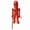 Red, variant on 1pc 3D Printed Skull Models With Flexible Joints, Vibrant Color Medieval Knight Statues - Desktop Decor