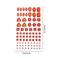 thumbnail image 2 of 6 hojas pegatinas de cristal hechas a mano, 2 of 3