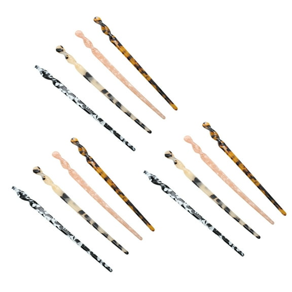 Supvox 12pcs Vintage Hairpins Hair Accessory for Women Special Occasions Assorted Color