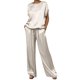 thumbnail image 1 of Sudadera con capucha para mujer, chándal de manga larga, pantalones de chándal a juego, conjunto de chándal de 2 piezas, 1 of 5