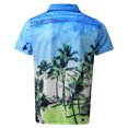 thumbnail image 4 of Camisa de playa de manga corta hawaiana para hombre, camisas informales con botones de verano estampadas Pompotops oipoqjl44845, 4 of 6