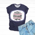 thumbnail image 5 of Mujeres Casual Béisbol Mamá Tie-dyed Impreso Manga corta Cuello redondo Pullover Blusa Camiseta Tops OAVQHLG3B Store lin121212, 5 of 5