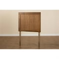 thumbnail image 4 of Baxton Studio Patwin Modern and Contemporary Transitional Ash Walnut Finished Wood Twin Size Headboard, 4 of 5