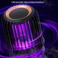 thumbnail image 3 of Exterminador de insectos, Exterminador de mosquitos con luz LED, Exterminador de mosquitos para interiores y exteriores, Exterminador de insectos eléctrico, 3 of 7