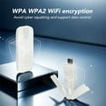 thumbnail image 4 of 4G LTE Mobile Hotspot, Stable Signal USB Powered WPA WPA Encryption Compact Travel Pocket Hotspot with SIM Card Slot for PC Desktop Laptop, 4 of 7