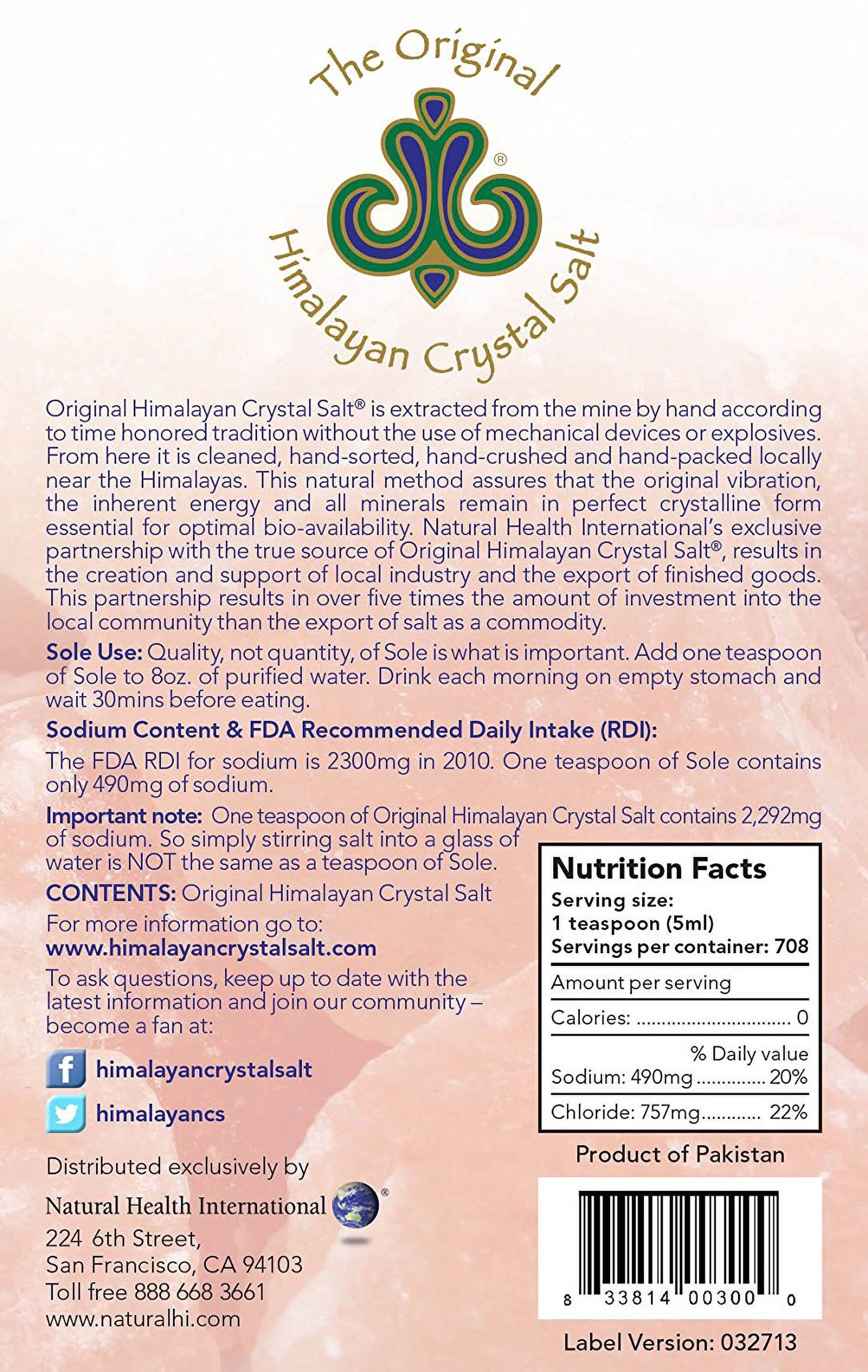Himalayan Crystal Salt Stones Original Himalayan 1000 g Salt