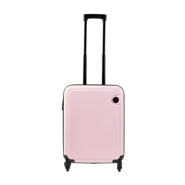 Maleta trolley plegable de ABS con ruedas giratorias - KLINK rosa 40 x 56 x 22